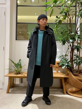 「YETI（イエティ）のアイテム」を使った、マルヤマ　さん（メンズ・171cm）の冬コーディネート