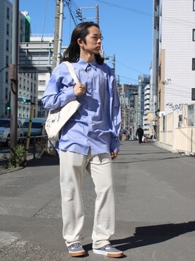 「URBAN RESEARCH Sonny Label（アーバンリサーチサニーレーベル）のアイテム（スウェットパンツ）」を使った、マルヤマ　さん（メンズ・171cm）の冬コーディネート