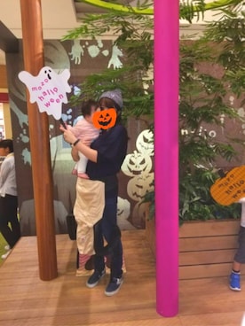「wearhalloween2017」｜「アイテム（スリッポン）」を使った、産後ダイエットのママ。さん（レディース・162cm）の秋コーディネート