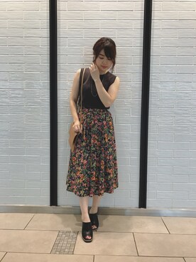 ヤマサキナナさん（レディース・160cm）の春コーディネート