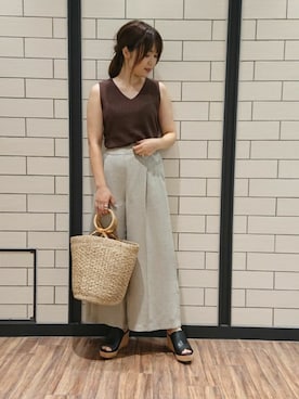 ヤマサキナナさん（レディース・160cm）の夏コーディネート