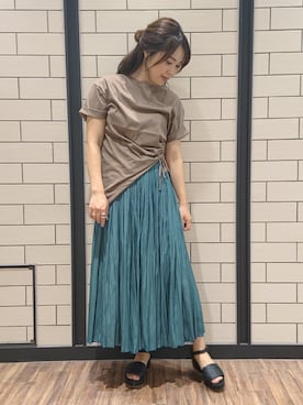 ヤマサキナナさん（レディース・160cm）の夏コーディネート