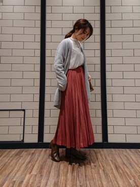 ヤマサキナナさん（レディース・160cm）の秋コーディネート