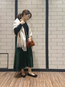 ヤマサキナナさん（レディース・160cm）の秋コーディネート