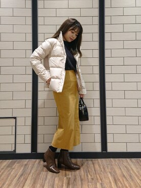 「URBAN RESEARCH ROSSO WOMEN（アーバンリサーチ　ロッソ）のアイテム（ジャケット/アウター）」を使った、ヤマサキナナさん（レディース・160cm）の秋コーディネート