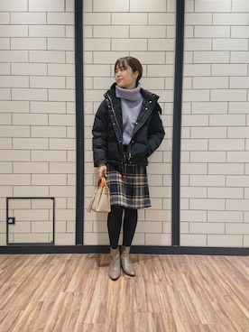 ヤマサキナナさん（レディース・160cm）の冬コーディネート