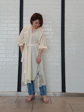 ヤマサキナナさん(レディース・160cm)の夏コーディネート