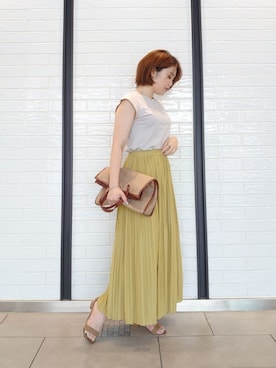 ヤマサキナナさん（レディース・160cm）の夏コーディネート