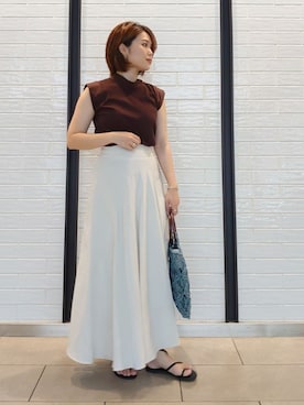 ヤマサキナナさん（レディース・160cm）の夏コーディネート