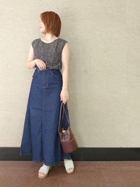 ヤマサキナナさん(レディース・160cm)の夏コーディネート