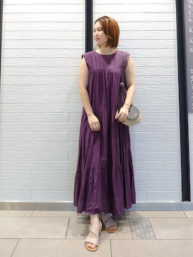 ヤマサキナナさん（レディース・160cm）の夏コーディネート