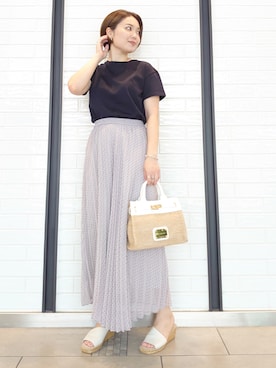 ヤマサキナナさん（レディース・160cm）の夏コーディネート