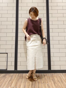 ヤマサキナナさん（レディース・160cm）の夏コーディネート