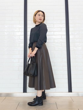 ヤマサキナナさん(レディース・160cm)の秋コーディネート