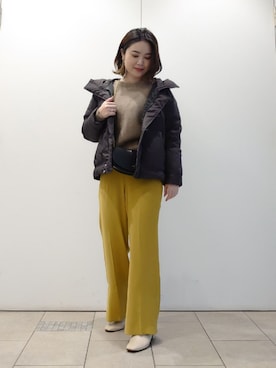 ヤマサキナナさん（レディース・160cm）の冬コーディネート