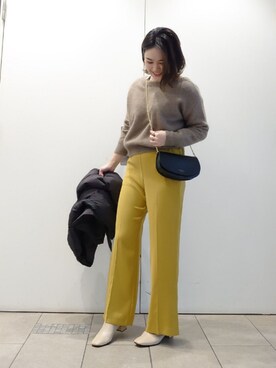 ヤマサキナナさん(レディース・160cm)の冬コーディネート