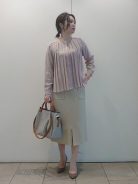 ヤマサキナナさん（レディース・160cm）の冬コーディネート