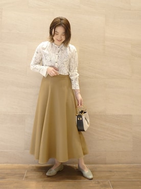 ヤマサキナナさん（レディース・160cm）の冬コーディネート