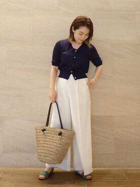 ヤマサキナナさん（レディース・160cm）の春コーディネート