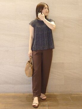 ヤマサキナナさん（レディース・160cm）の春コーディネート