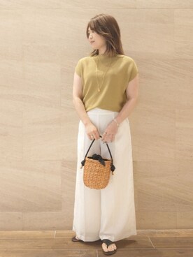 ヤマサキナナさん（レディース・160cm）の春コーディネート