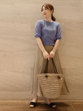 ヤマサキナナさん（レディース・160cm）の春コーディネート