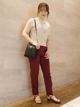 ヤマサキナナさん（レディース・160cm）の春コーディネート