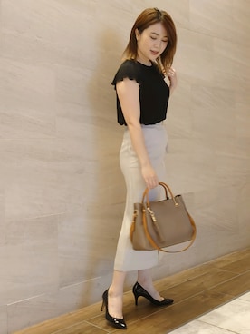 ヤマサキナナさん（レディース・160cm）の春コーディネート