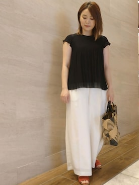 ヤマサキナナさん（レディース・160cm）の春コーディネート