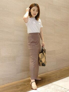 ヤマサキナナさん（レディース・160cm）の夏コーディネート