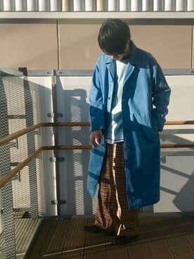 「JUNRED（ジュンレッド）のアイテム（その他アウター）」を使った、YUKIさん（メンズ・164cm）の冬コーディネート