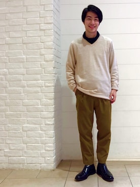 YUKIさん（メンズ・164cm）の冬コーディネート