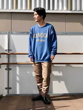 「チェルシーブーツ」｜「アイテム（スラックス）」を使った、YUKIさん（メンズ・164cm）の秋コーディネート