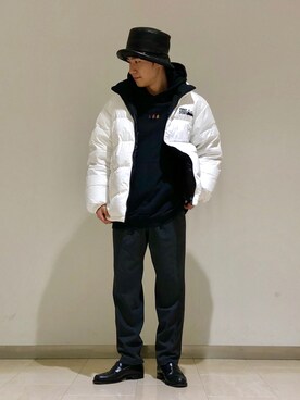 「Gramicci（グラミチ）のアイテム（パーカー）」を使った、YUKIさん（メンズ・164cm）の秋コーディネート