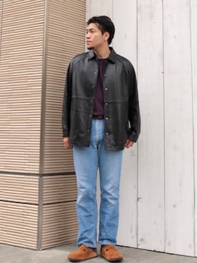 「JOINT WORKS（ジョイントワークス）のアイテム（ジャケット/アウター）」を使った、yukiさん（メンズ・181cm）の秋コーディネート