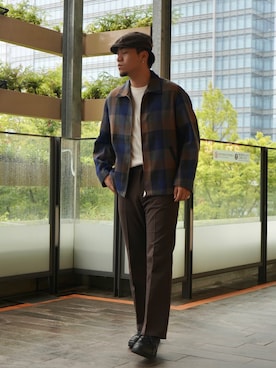 「JOINT WORKS（ジョイントワークス）のアイテム（パンツ）」を使った、yukiさん（メンズ・181cm）の秋コーディネート