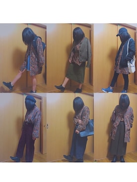 「Deviluse（Deviluse）のアイテム（バッグ）」を使った、ふうかさん（レディース・152cm）の冬コーディネート