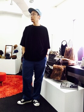 「CONVERSE（コンバース）のCONVERSE コンバース ジャック パーセル / JACK PURCEL（スニーカー）」を使った、きいちさん（メンズ・180cm）の夏コーディネート