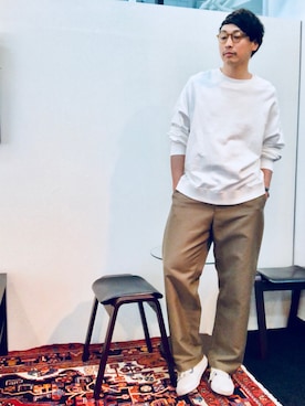 きいちさん（メンズ・180cm）の春コーディネート