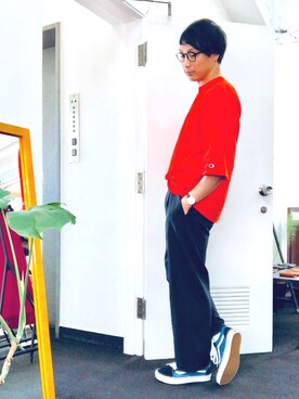 きいちさん（メンズ・180cm）の春コーディネート