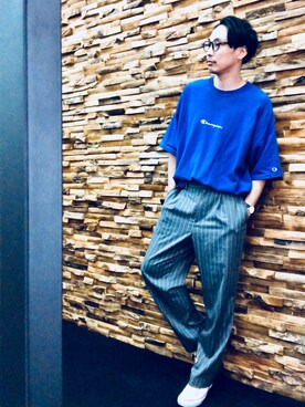 きいちさん(メンズ・180cm)の夏コーディネート