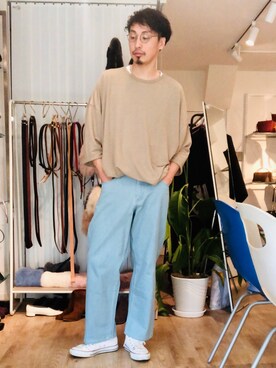 きいちさん(メンズ・180cm)の春コーディネート