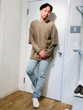 きいちさん（メンズ・180cm）の春コーディネート