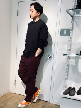 きいちさん（メンズ・180cm）の春コーディネート