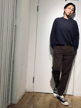 きいちさん（メンズ・180cm）の春コーディネート