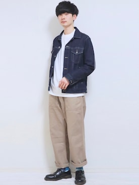 Fujino Masaruさん（メンズ・180cm）の春コーディネート