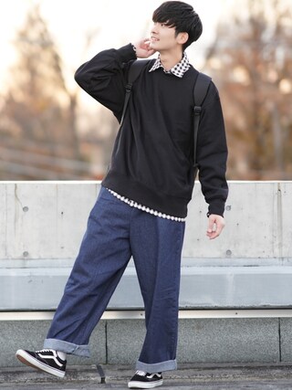 Fujino Masaru使用（GU）的時尚穿搭