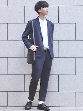 Fujino Masaruさん（メンズ・181cm）の秋コーディネート