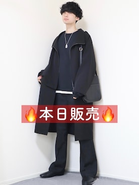 「INTER FACTORY（インターファクトリー）のアイテム（その他アウター）」を使った、Fujino Masaruさん（メンズ・181cm）の秋コーディネート