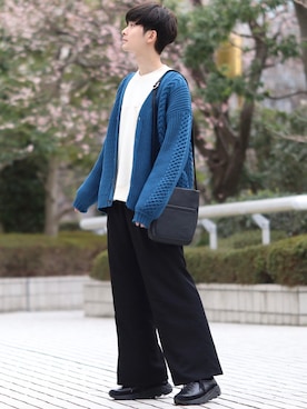 Fujino Masaruさん(メンズ・180cm)の春コーディネート